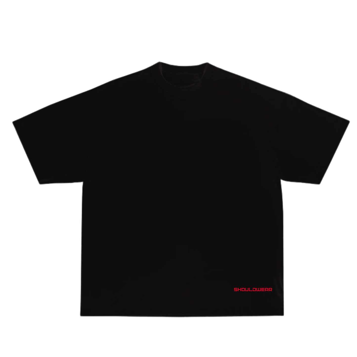 "Dimension" oversized tee (black)