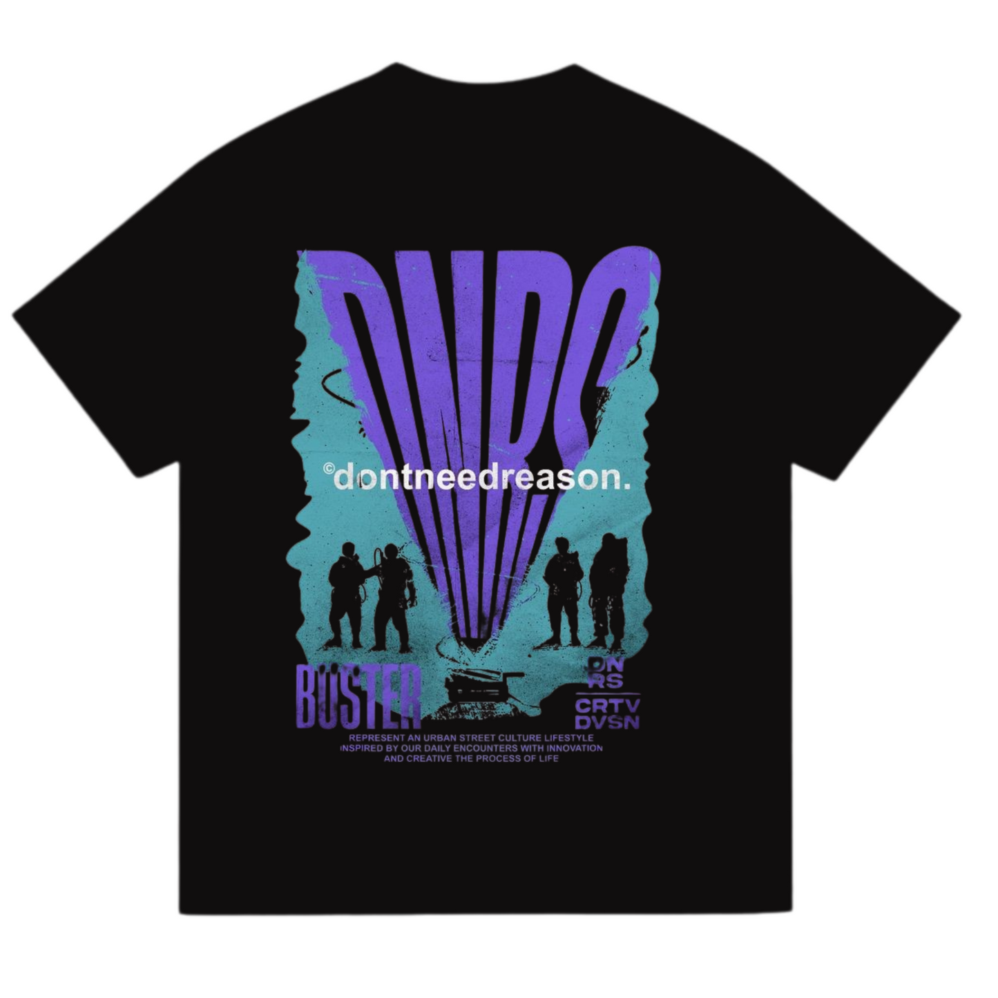 "dont need reason" oversized tee