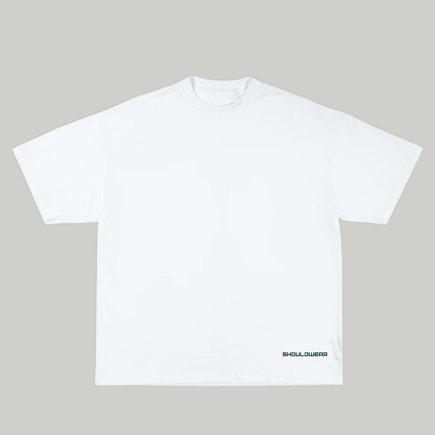 "Mustang" oversized tee (white)